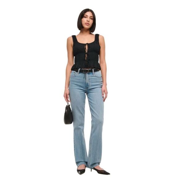 Abercrombie & Fitch 90’s Straight Ultra High Rise Jeans Sz 4 - Picture 1 of 8